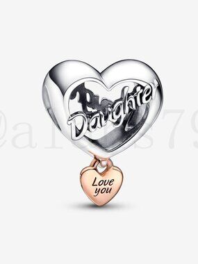 Pandora Love You Daughter Heart Charm